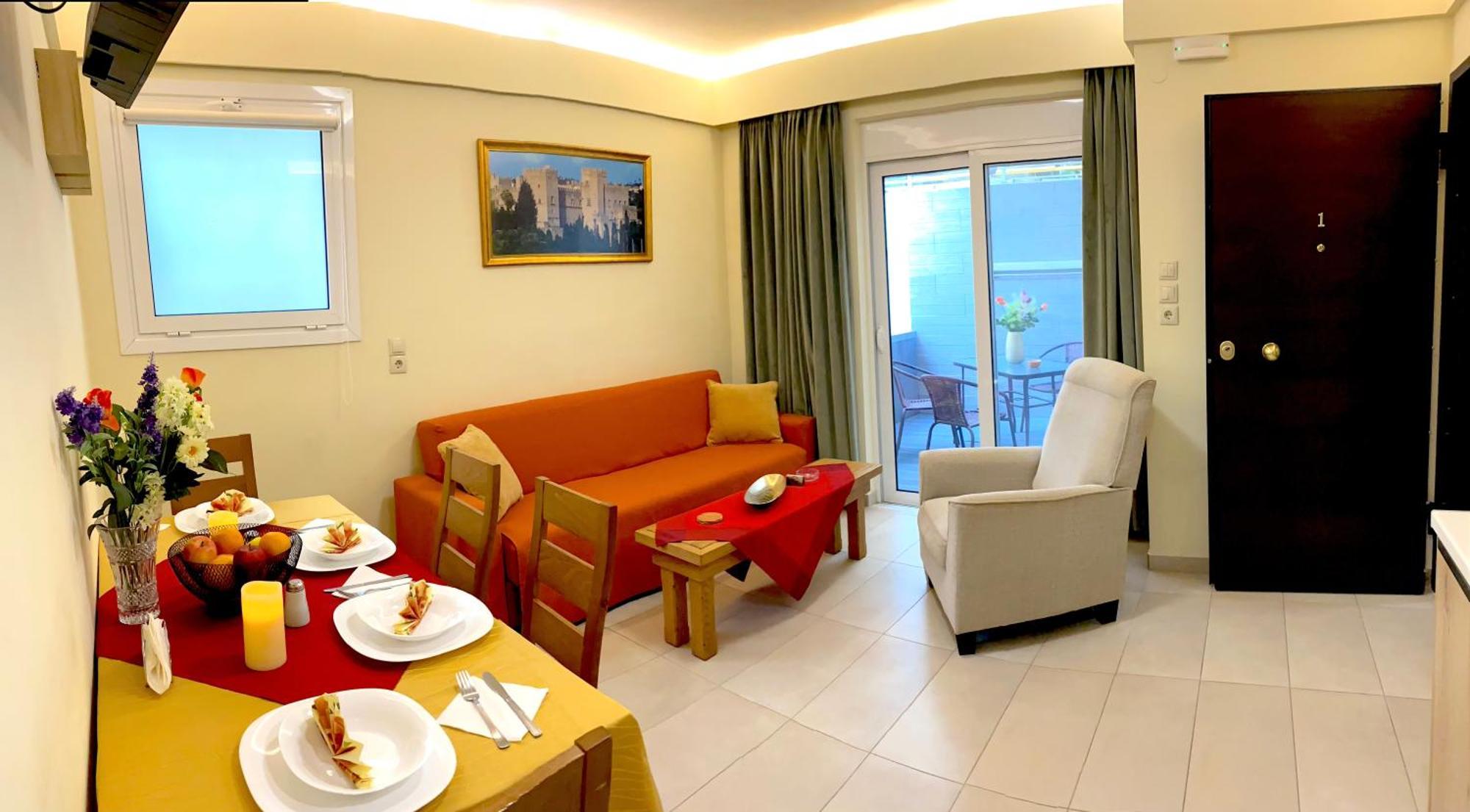 A&B Rhodes City Apartments Bagian luar foto